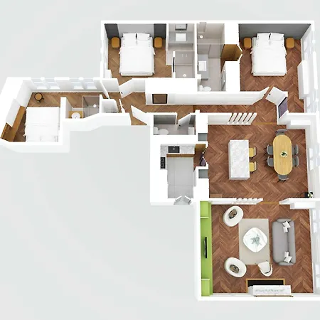 Apartman Wonderful 3bedr Saint Honore